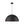 LightFixturesUSA - Industrial Oversized Large Metal Dome Pendant Light - Chandelier - Black - 15 in. (Pre - Order)