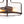 LightFixturesUSA - Industrial Round Seeded Glass Semi Flush Mount Light - Ceiling Light - Oil - Rubbed Bronze - 
