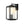 LightFixturesUSA - IP23 1 - Light Black Ribbed Glass Outdoor Wall Lantern - Wall Sconce - 1 Pack - 8 in