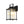 LightFixturesUSA - IP23 Black Ribbed Glass Square Outdoor Wall Lantern - Wall Sconce - 1 Pack - 