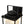 LightFixturesUSA - IP23 Black Ribbed Glass Square Outdoor Wall Lantern - Wall Sconce - 1 Pack - 