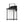 LightFixturesUSA - IP23 Black Ribbed Glass Square Outdoor Wall Lantern - Wall Sconce - 1 Pack - 