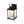LightFixturesUSA - IP23 Black Ribbed Glass Square Outdoor Wall Lantern - Wall Sconce - 1 Pack - 
