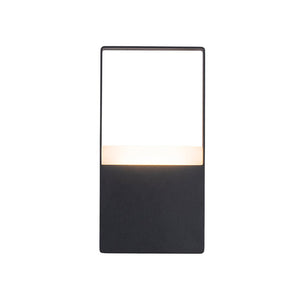 LightFixturesUSA - IP54 Black Rectangular Dimmable LED Outdoor Wall Lamp - Wall Sconce - 2 Packs - 