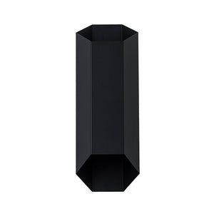 LightFixturesUSA - IP54 Up and Down Black Geometric Tube LED Outdoor Wall Light - Wall Sconce - 2 Pack - 