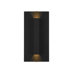 LightFixturesUSA-IP54 Up and Down Black Linear Tube LED Outdoor Wall Lamp-Wall Sconce-2 Packs-