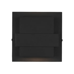 LightFixturesUSA-IP54 Up and Down Black Square LED Outdoor Wall Light-Wall Sconce-2 Packs-