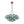 Load image into Gallery viewer, LightFixturesUSA - Lake House Cluster Blue Glass Globe Bubble Chandelier - Chandelier - Green Bubble - 
