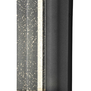 LightFixturesUSA - Linear Clear bubble Crystal Tube Dimmable LED Wall Lamp - Wall Sconce - 1 Pack - 