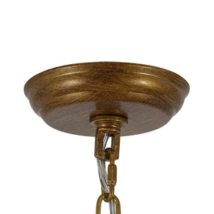 LightFixturesUSA - Luxe Antique Bronze Tiered Crystal Drum Cage Chandelier - Chandelier - Antique Bronze - 