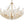 LightFixturesUSA - Luxe Gold Crystal Blossom Floral Basket Chandelier - Chandelier - Antique Gold - 