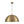 LightFixturesUSA - Luxe Oversized Brushed Brass Iron Large Dome Pendant Light - Pendant Light - 23.6 in. - 