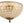 Load image into Gallery viewer, LightFixturesUSA - Luxe Vintage French Brass Round Crystal Cage Flush Mount Light - Ceiling Light - Gold - 
