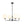 Load image into Gallery viewer, LightFixturesUSA - Luxury 4 - Light Shine Opal Glass Globe Sputnik Chandelier - Chandelier - Black - 
