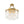 LightFixturesUSA-Luxury 4-Light Tiered Faceted Crystal Round Semi Flush Mount-Ceiling Light-Brass-
