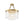 LightFixturesUSA-Luxury 4-Light Tiered Faceted Crystal Round Semi Flush Mount-Ceiling Light-Brass-