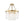 LightFixturesUSA-Luxury 4-Light Tiered Faceted Crystal Round Semi Flush Mount-Ceiling Light-Brass-