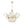 LightFixturesUSA - Luxury Gold Foiled Chic Antique Crystal Floral Chandelier - Chandelier - 35.4 in - 