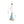 LightFixturesUSA - Macaron Brass Baby Blue 1 - Light Iron Conical Kitchen Pendant - Pendant Light - Blue - 