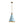 LightFixturesUSA - Macaron Brass Baby Blue 1 - Light Iron Conical Kitchen Pendant - Pendant Light - Blue - 