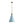 LightFixturesUSA - Macaron Brass Baby Blue 1 - Light Iron Conical Kitchen Pendant - Pendant Light - Blue - 