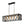 LightFixturesUSA - Matte Black 5 - Light Cross Framed Box Kitchen Island Chandelier - Chandelier - Black - 