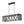 LightFixturesUSA - Matte Black 5 - Light Cross Framed Box Kitchen Island Chandelier - Chandelier - Black - 
