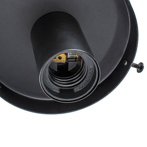 LightFixturesUSA - Mid - Century 1 - Light Clear Ribbed Glass Globe Pendant - Pendant Light - Nickel - 