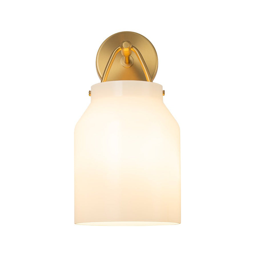 LightFixturesUSA - Mid - Century 1 - Light Hanging Jar Shade Wall Sconce - Wall Sconce - Green Metal - 