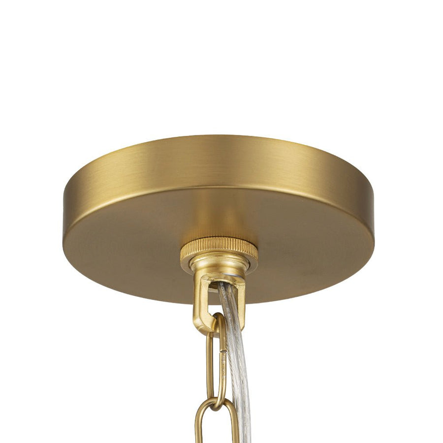LightFixturesUSA - Mid - Century 1 - Light White Gold Metal Conical Pendant Light - Pendant Light - 11.8 in. - 