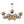 LightFixturesUSA-Mid-Century 12-Light Smoked Glass Globe Tiered Sputnik Chandelier-Chandelier-Brass-