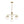 LightFixturesUSA - Mid - Century 6 - Light Glass Bubble Sputnik Semi Flush Chandelier - Chandelier - 25 in - 