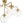 LightFixturesUSA - Mid - Century 6 - Light Glass Bubble Sputnik Semi Flush Chandelier - Chandelier - 25 in - 