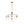 LightFixturesUSA - Mid - Century 6 - Light Glass Bubble Sputnik Semi Flush Chandelier - Chandelier - 25 in - 
