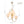 LightFixturesUSA - Mid - Century 6 - Light Goose Arm Opal Glass Globe Tiered Chandelier - Chandelier - Brass - 