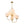 LightFixturesUSA - Mid - Century 6 - Light Goose Arm Opal Glass Globe Tiered Chandelier - Chandelier - Brass - 