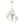 LightFixturesUSA - Mid - Century 6 - Light Goose Arm Opal Glass Globe Tiered Chandelier - Chandelier - Brass - 