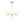 LightFixturesUSA - Mid - Century 7 - light Brass Opal Glass Globe Sputnik Chandelier - Chandelier - Brass (Pre - Order) - 