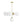 LightFixturesUSA - Mid - Century 7 - light Brass Opal Glass Globe Sputnik Chandelier - Chandelier - Brass (Pre - Order) - 