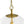 LightFixturesUSA - Mid - Century Brass 1 - light Clear Reeded Glass Globe Pendant - Pendant Light - Brass - 