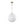 LightFixturesUSA - Mid - Century Brass 1 - light Shine Opal Glass Globe Pendant - Pendant Light - Chain - 