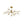 LightFixturesUSA-Mid-Century Brass Glass Bubble Branch Sputnik Semi Flush Chandelier-Ceiling Light-8-Lt-