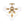 LightFixturesUSA - Mid - Century Brass Glass Bubble Tiered Semi Flush Chandelier - Chandelier - Brass - 