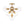 Load image into Gallery viewer, LightFixturesUSA - Mid - Century Brass Glass Bubble Tiered Semi Flush Chandelier - Chandelier - Brass - 
