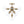 LightFixturesUSA - Mid - Century Brass Glass Bubble Tiered Semi Flush Chandelier - Chandelier - Brass - 