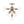 Load image into Gallery viewer, LightFixturesUSA - Mid - Century Brass Glass Bubble Tiered Semi Flush Chandelier - Chandelier - Brass - 
