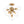 Load image into Gallery viewer, LightFixturesUSA - Mid - Century Brass Glass Bubble Tiered Semi Flush Chandelier - Chandelier - Brass - 
