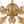 Load image into Gallery viewer, LightFixturesUSA - Mid - Century Brass Glass Bubble Tiered Semi Flush Chandelier - Chandelier - Brass - 
