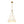 LightFixturesUSA-Mid-Century Brass White Fabric Conical Lantern Chandelier-Ceiling Light-18 in-
