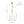 LightFixturesUSA-Mid-Century Brass White Fabric Conical Lantern Chandelier-Ceiling Light-18 in-